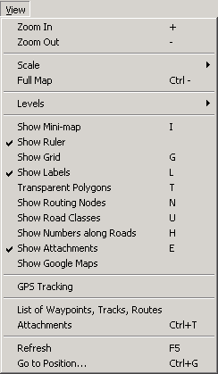 the original OSM route is in red, blue after simplification