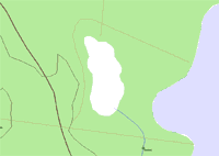 the original OSM route is in red, blue after simplification