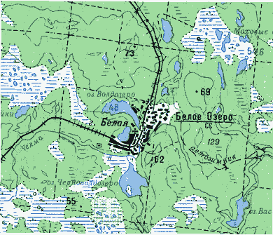 the original OSM route is in red, blue after simplification