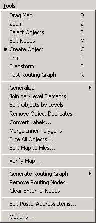 the original OSM route is in red, blue after simplification