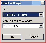 the original OSM route is in red, blue after simplification